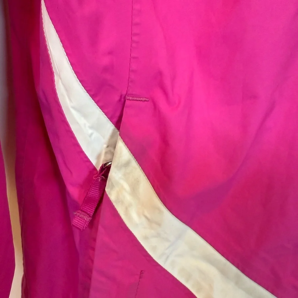 The North Face Girls Pink and White Windbreaker Jacket Sz XL - Picture 3 of 11